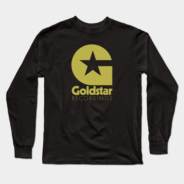 Goldstar Recordings Gold Long Sleeve T-Shirt by Goldstar Records & Tapes